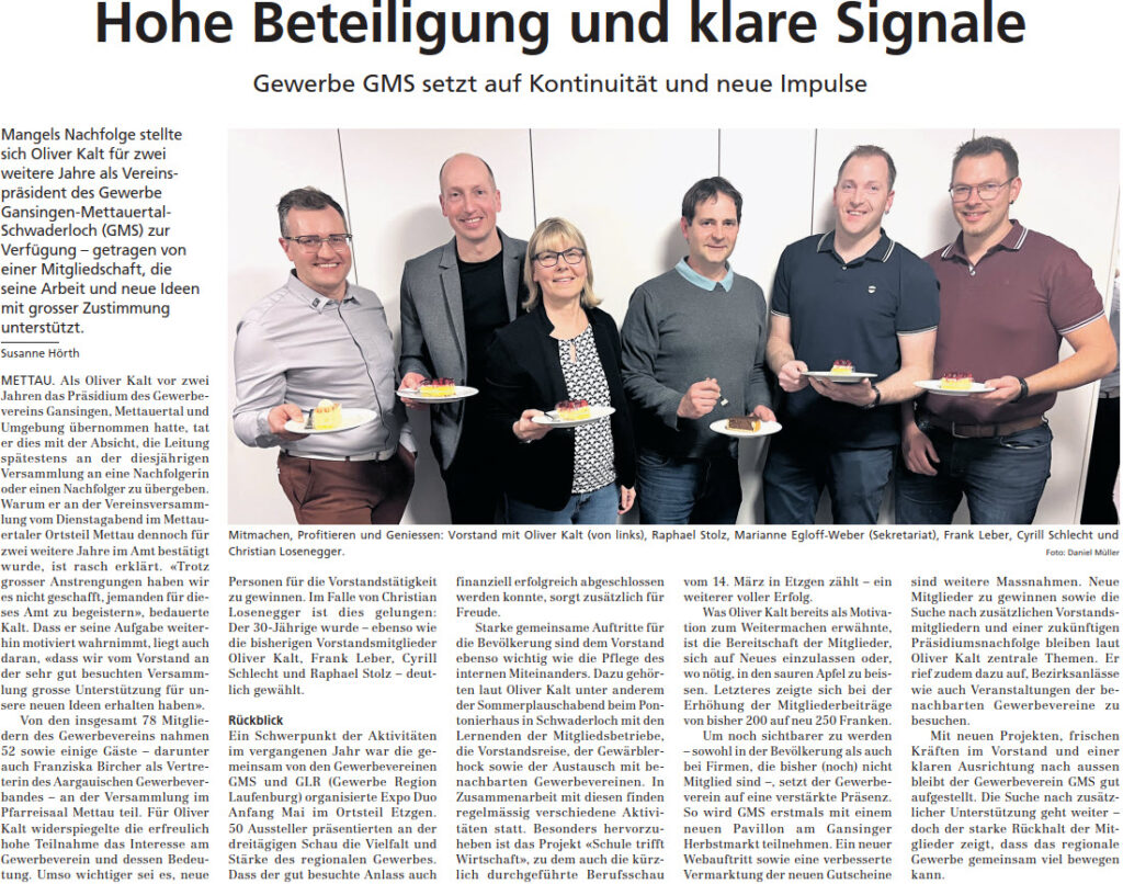 GV vom 24.03.2026
